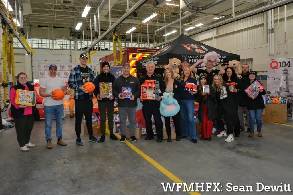 Day 2 of the Q104 Toy Drive is off to a flying start!