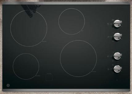 GE Brand 30” Knob-Controlled Electric Radiant Cooktops recalled due to burn hazard