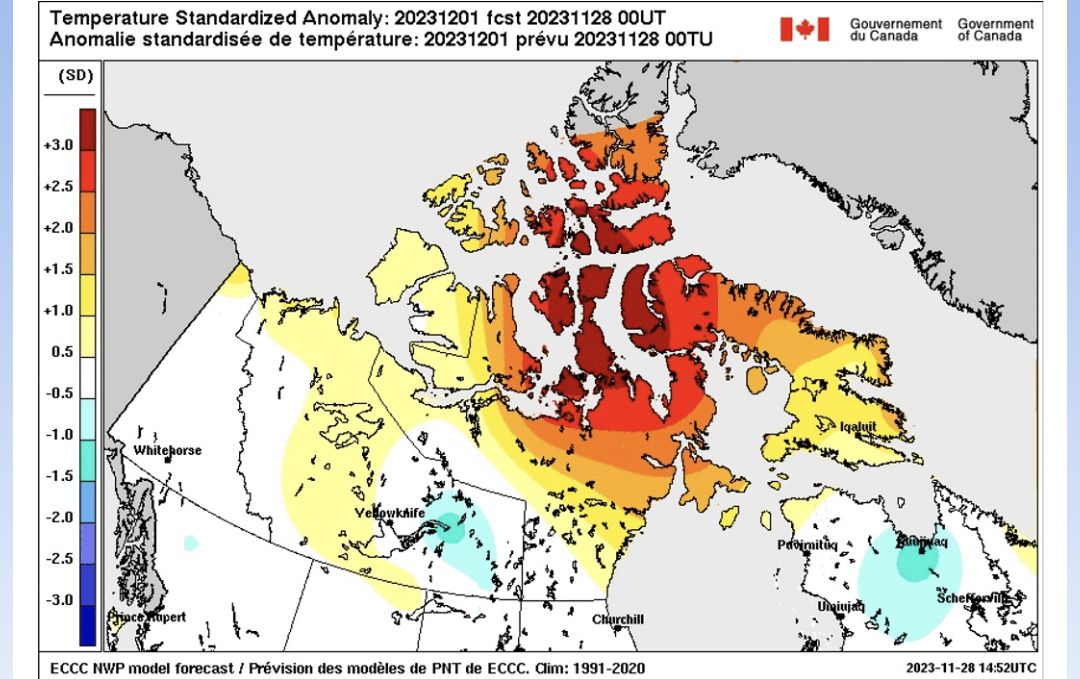Warm spell in the Arctic Archipelago