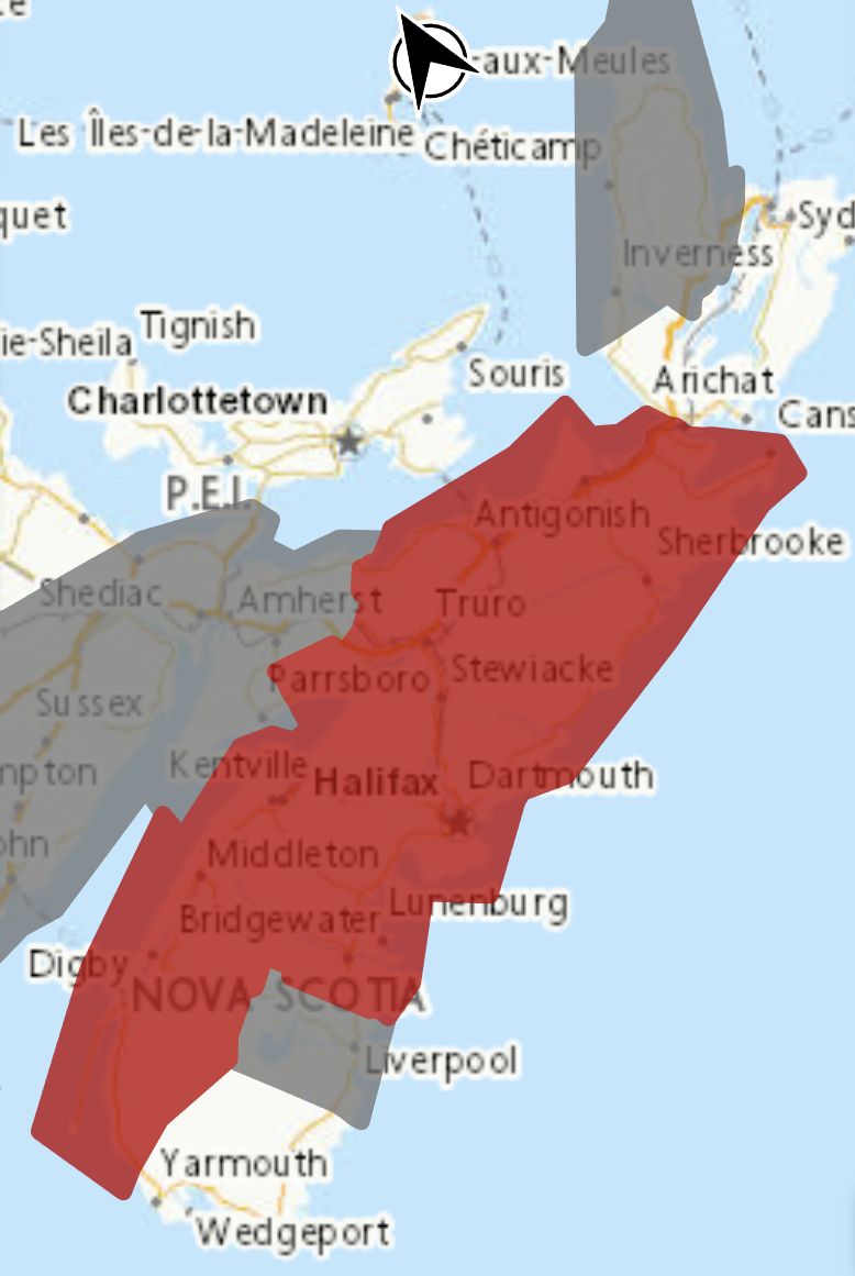 Snowfall warning in effect