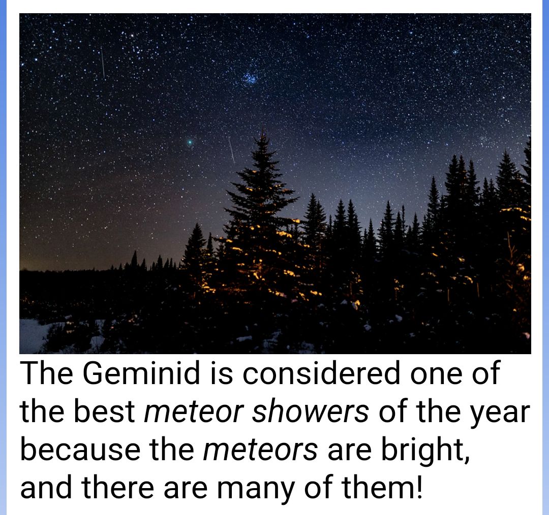 Geminids meteor shower