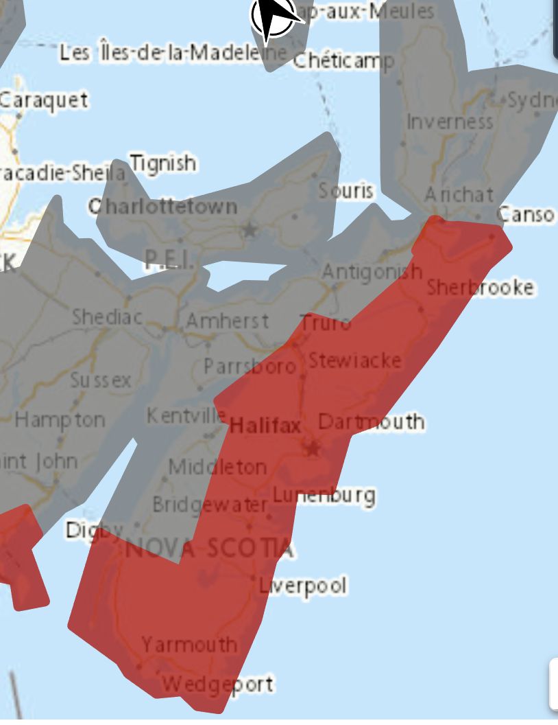 Rainfall / wind  / storm surge warnings issued