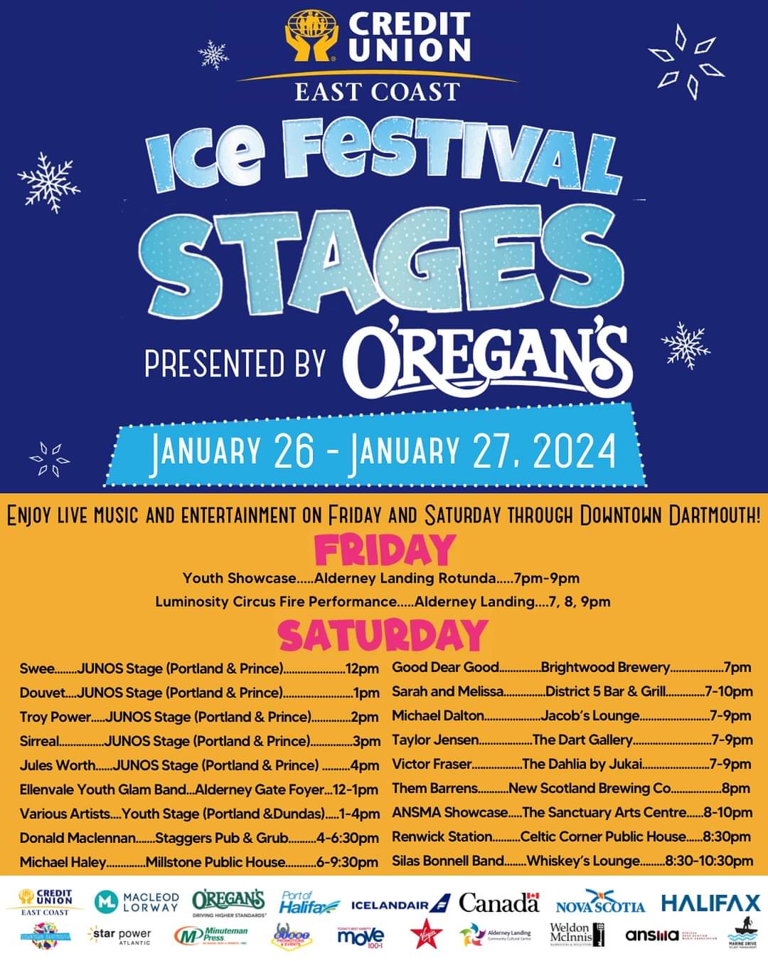 ICE FESTIVAL Stages - Fire and music