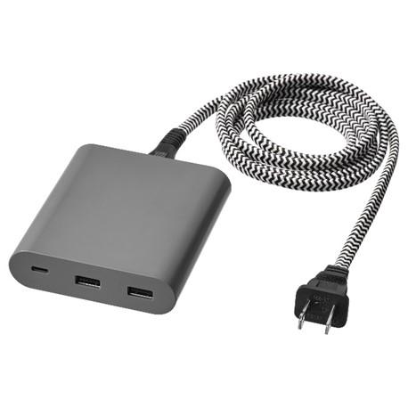 ÅSKSTORM 40W USB charger dark grey NA recalled due to thermal burn and electric shock hazards