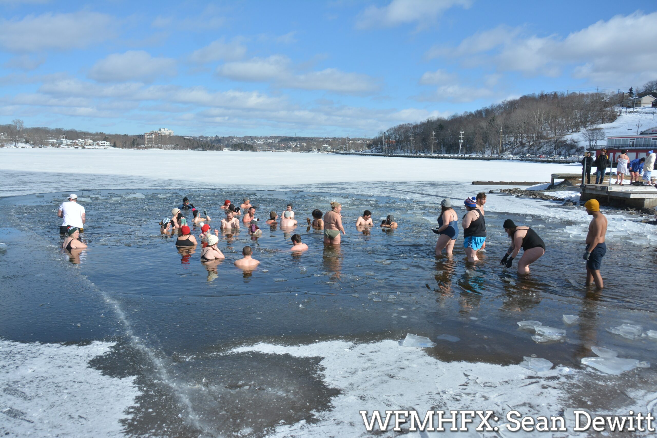 In photos - Darkside dippers dive deep into the freeze