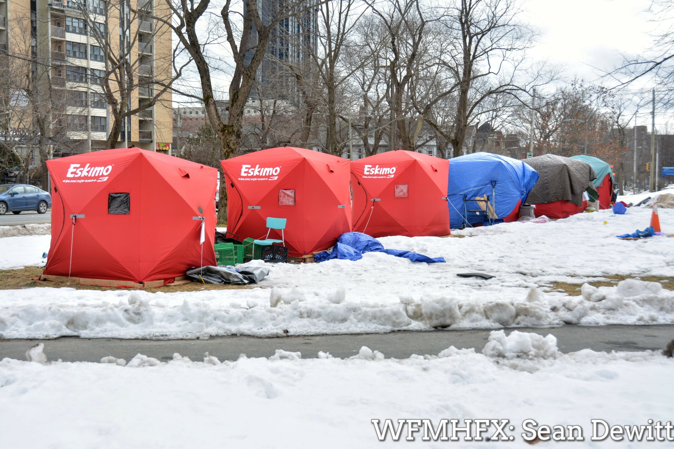 Current status of two homeless camps in HRM 