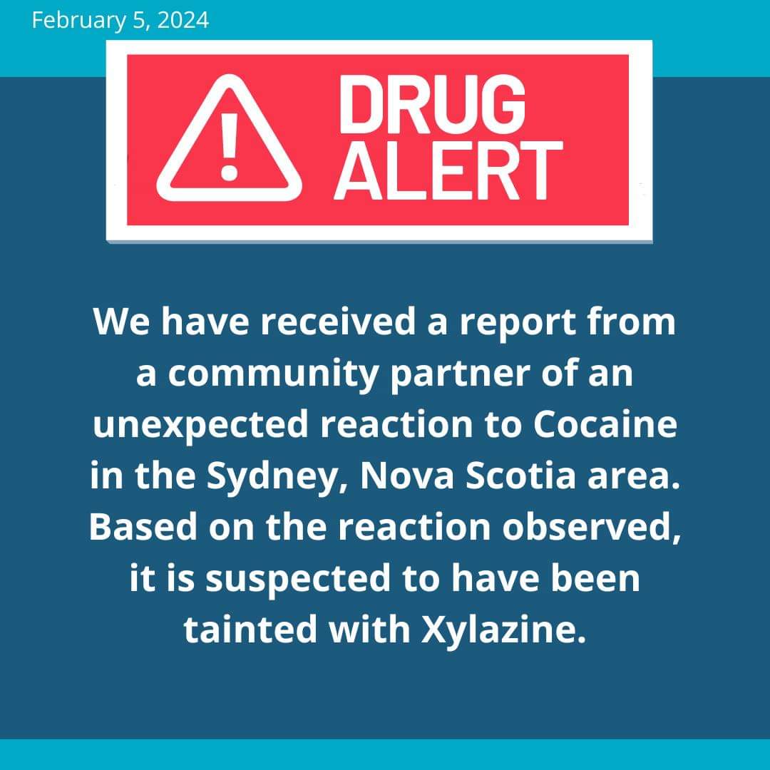 Verified Drug Alert in the Sydney, Nova Scotia area