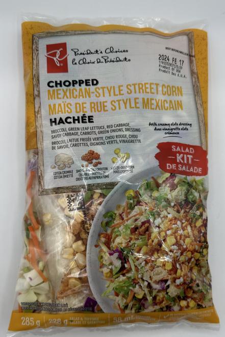 President's Choice brand and Taylor Farms brand Mexican-Style Street Corn Salad Kits recalled due to Listeria monocytogenes
