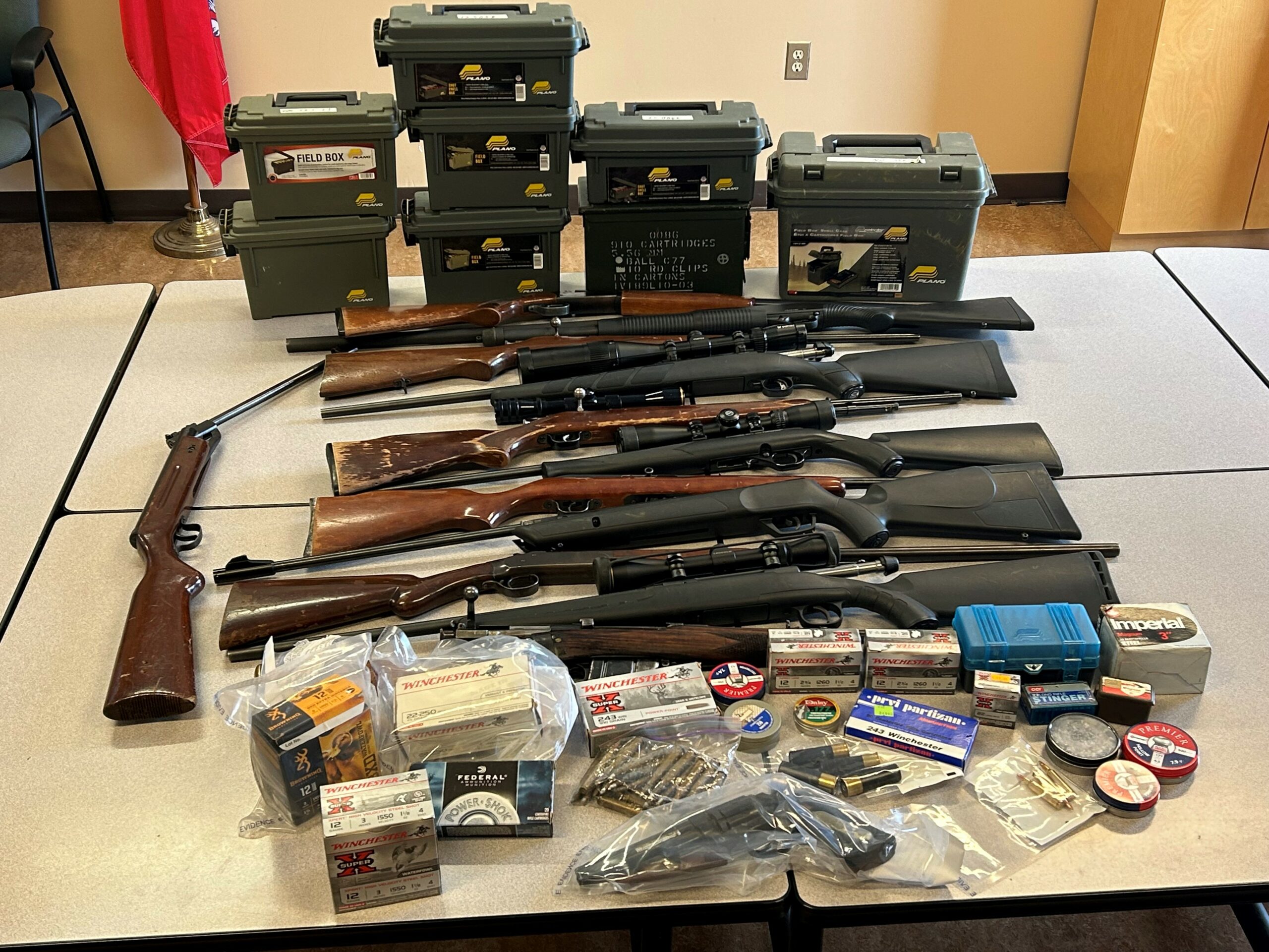 Pictou County District RCMP charge a man who threatened a plow operator and firearm offences