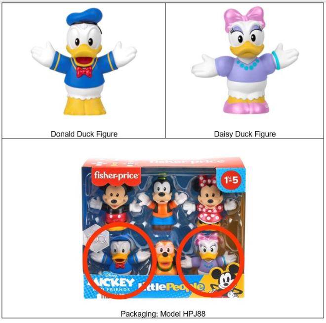 Fisher-Price Little People Mickey &amp; Friends Figure Packs Recalled due to Choking Hazard