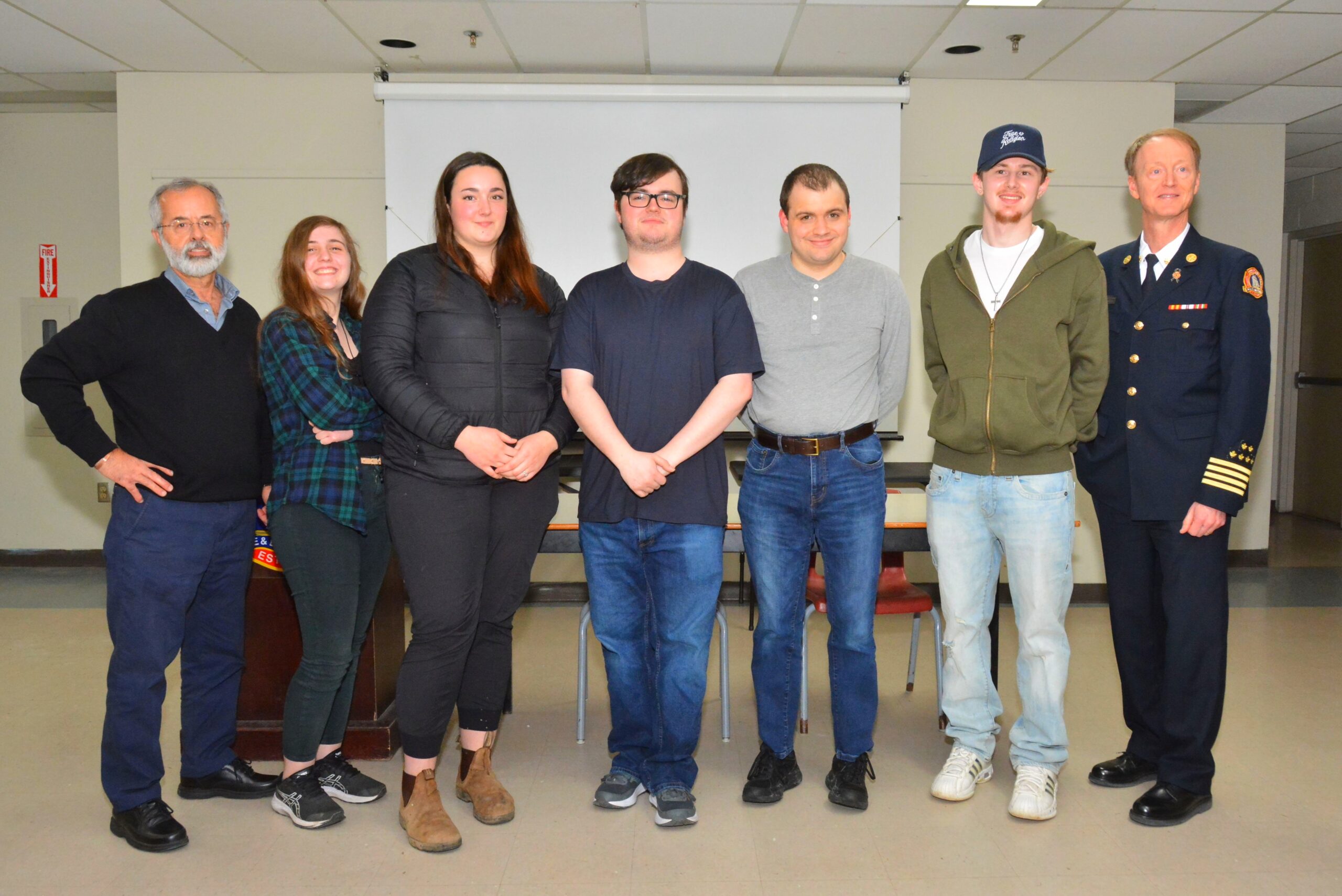 Five new participants proudly accepted certificates of completion from the incredible ESAP (EMERGENCY SERVICES ACHIEVEMENT PROGRAM) program