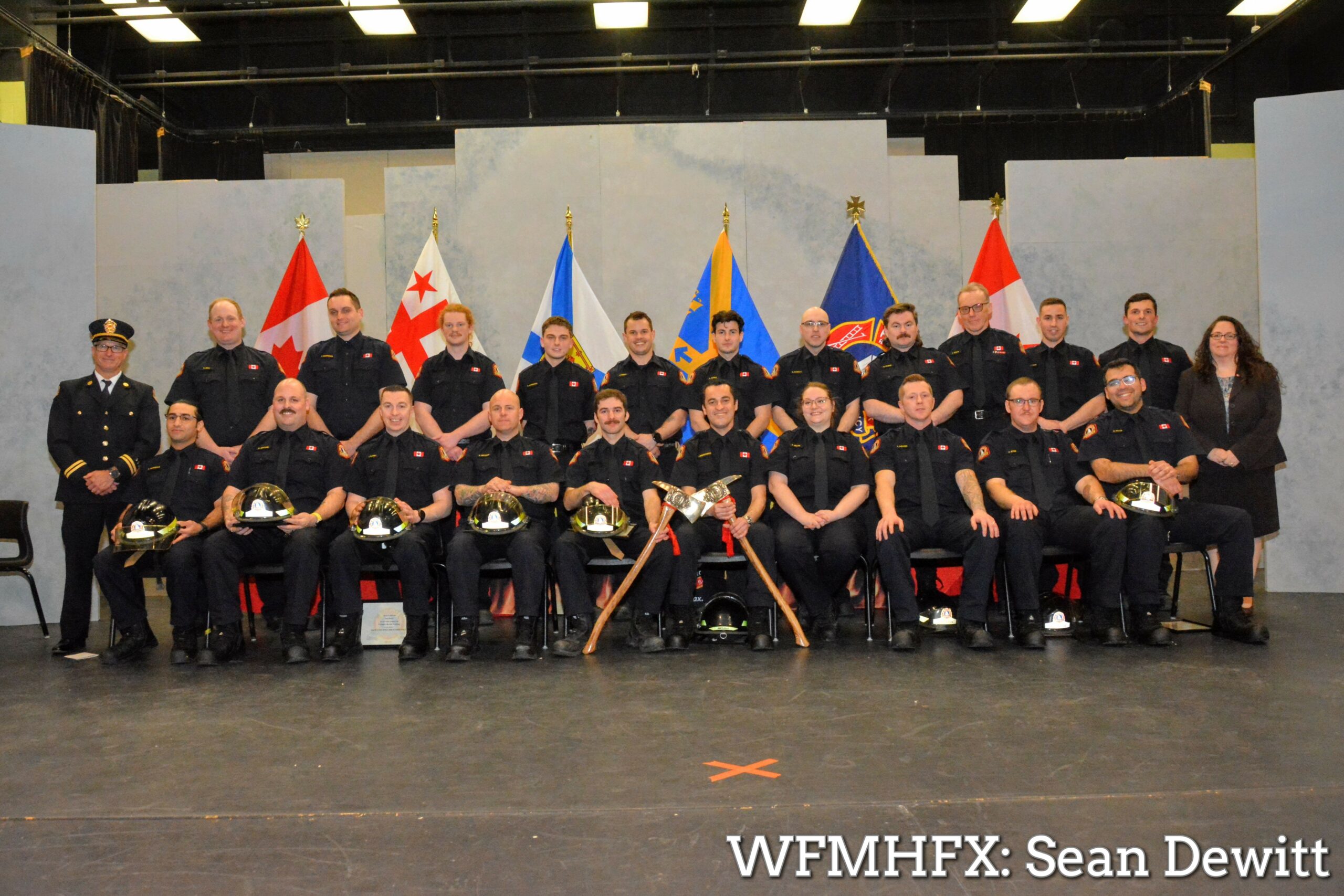 New volunteer firefighters graduate in a ceremony in Tantallon