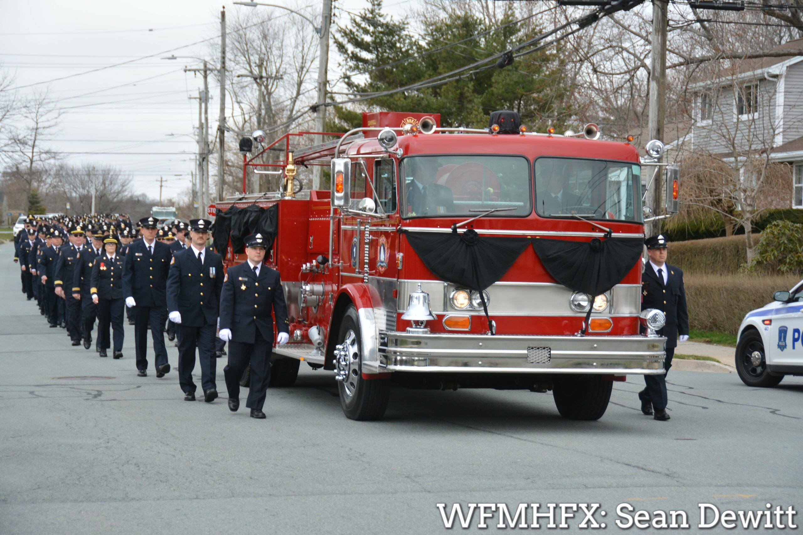In photos - An emotional day as family and friends gather for the funeral of HRFE Capt. Billy Marr, who passed from his hard fought battle against cancer