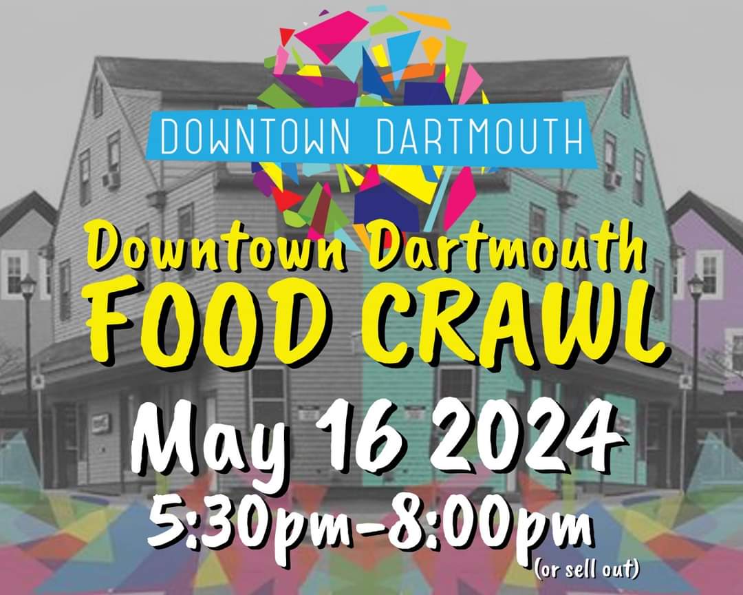 The Downtown Dartmouth Food Crawl is back for a Spring 2024 edition on Thursday, May 16