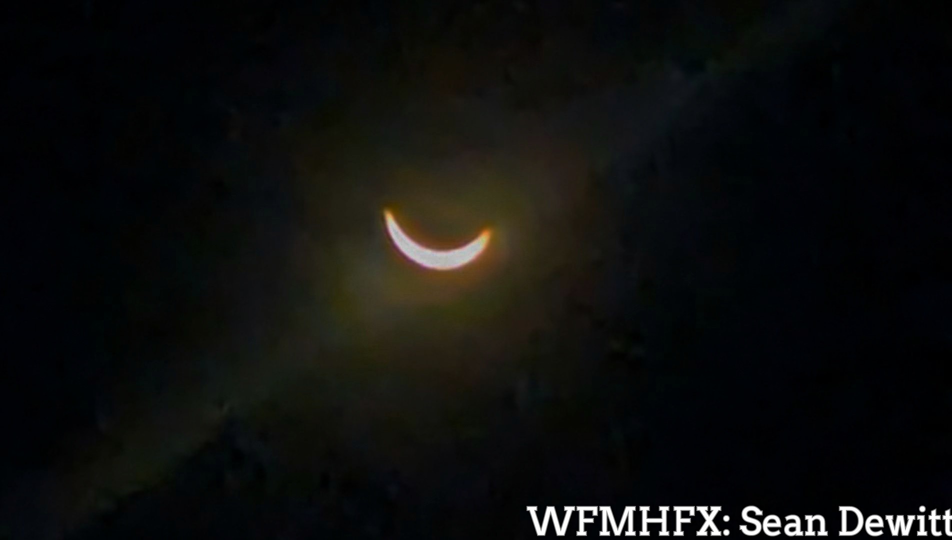 Eclipse passes by Nova Scotia