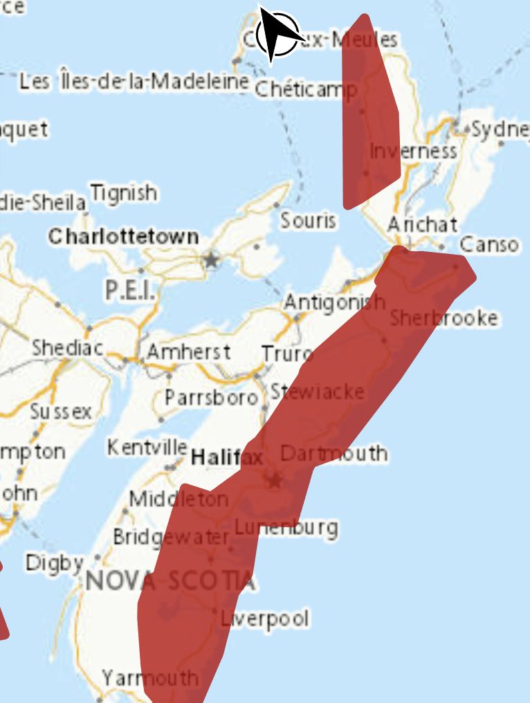 Rainfall warning in effect