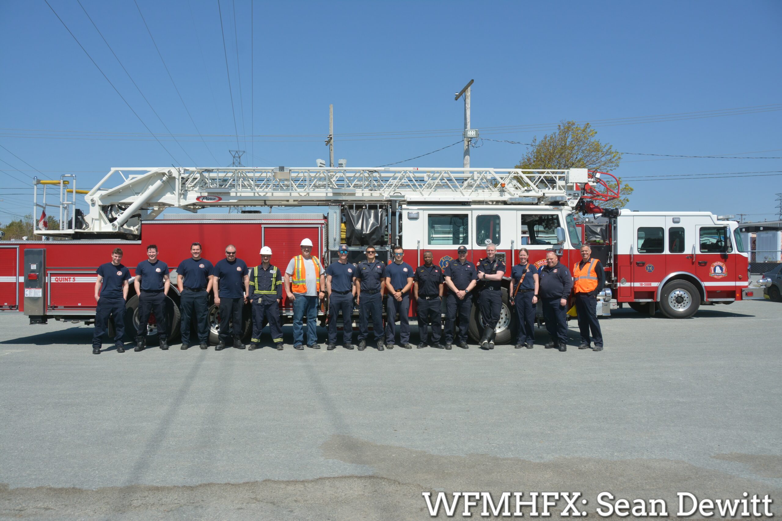 In photos - A busy day for HRFE HAZMAT crews as they took to a realistic training situation with members of Brenntag in Burnside