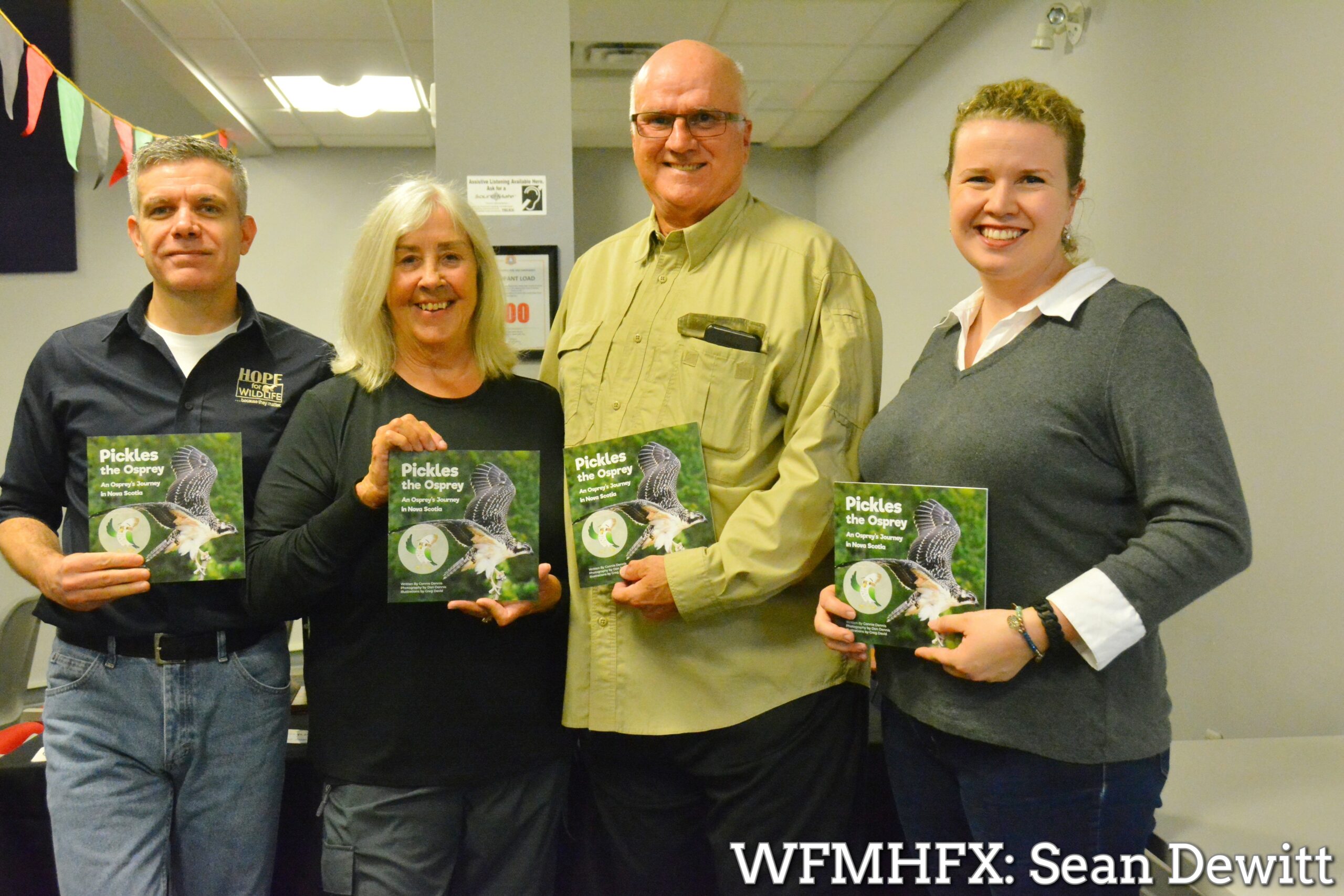 Meet Connie, author of the book "Pickles the Osprey - An Ospreys Journey in Nova Scotia" who talks about why she wrote the book and her desire to fundraise for Hope for Wildlife