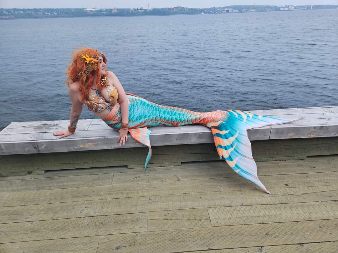 Raina the Mermaid at the Maritime Museum of the Atlantic - World Oceans Day