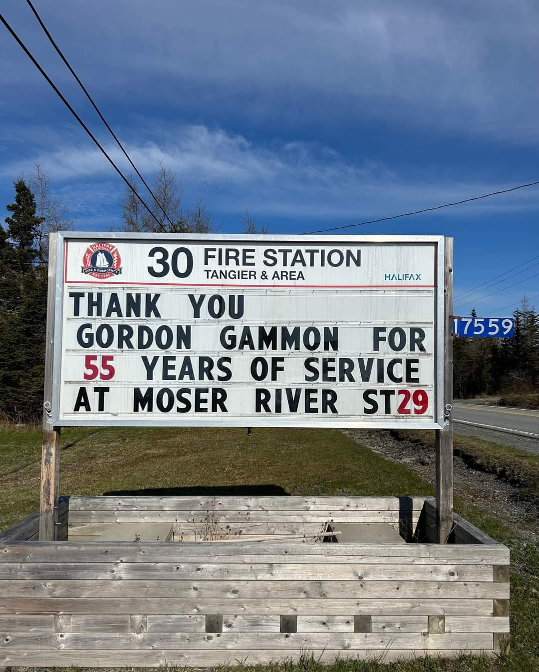 Thank you for your service Gordon!