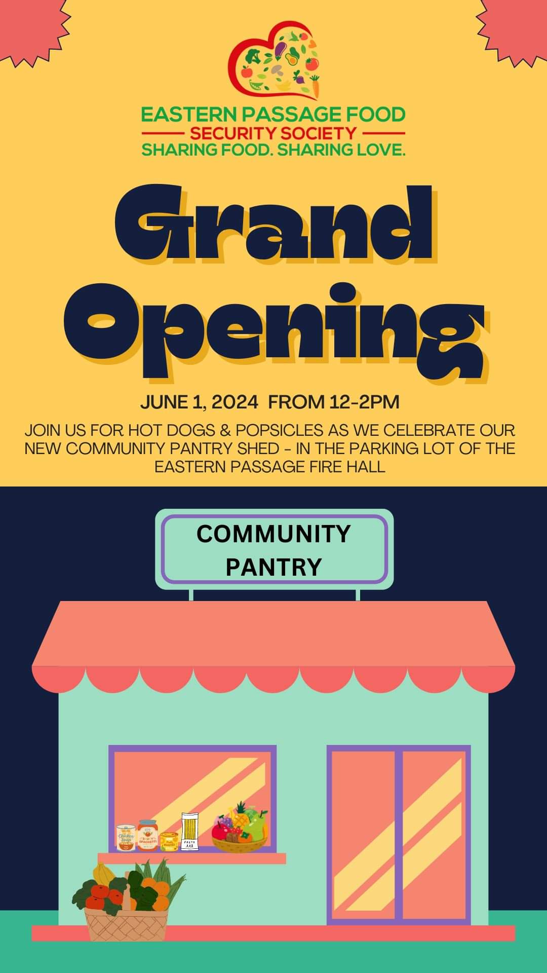 Eastern Passage Community Fridge grand opening at HRFE Stn 16