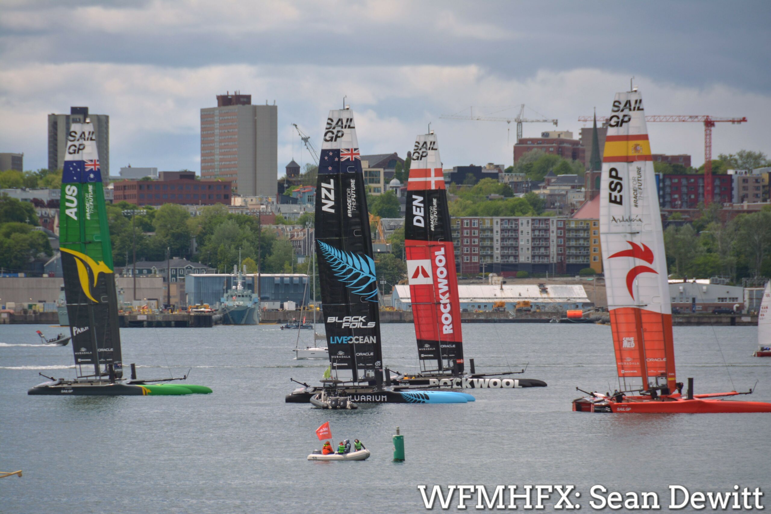 Race day!  SailGP day one begins (scheduled)