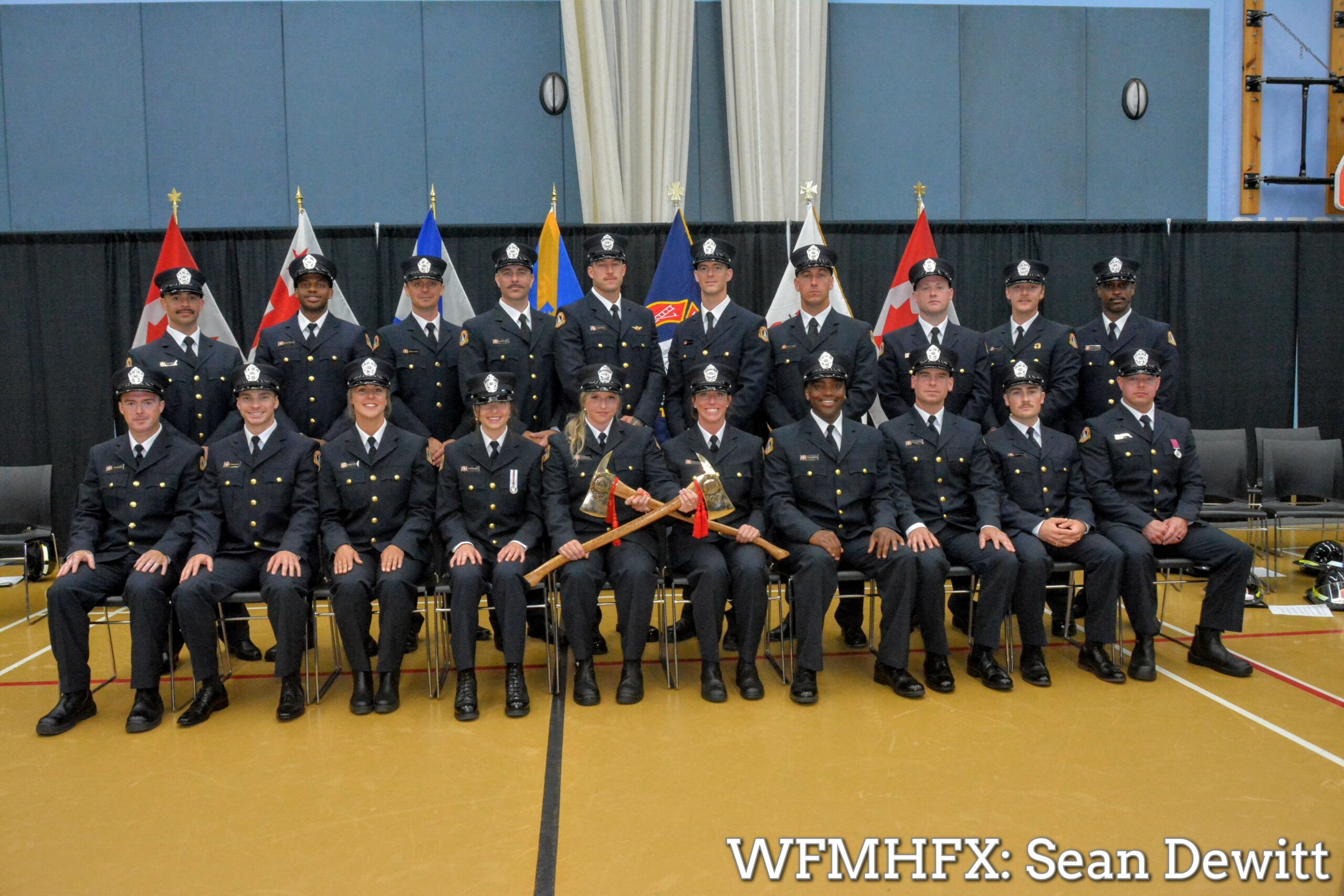 Congratulations to the 20 new firefighters joining the active ranks of the HRFE after a family and friend packed graduation ceremony today in Dartmouth