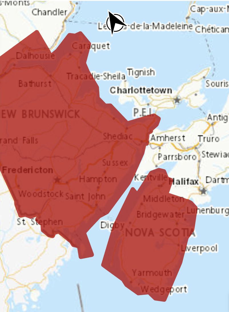 The south shore of the province already have heat warnings issued via Environment Canada