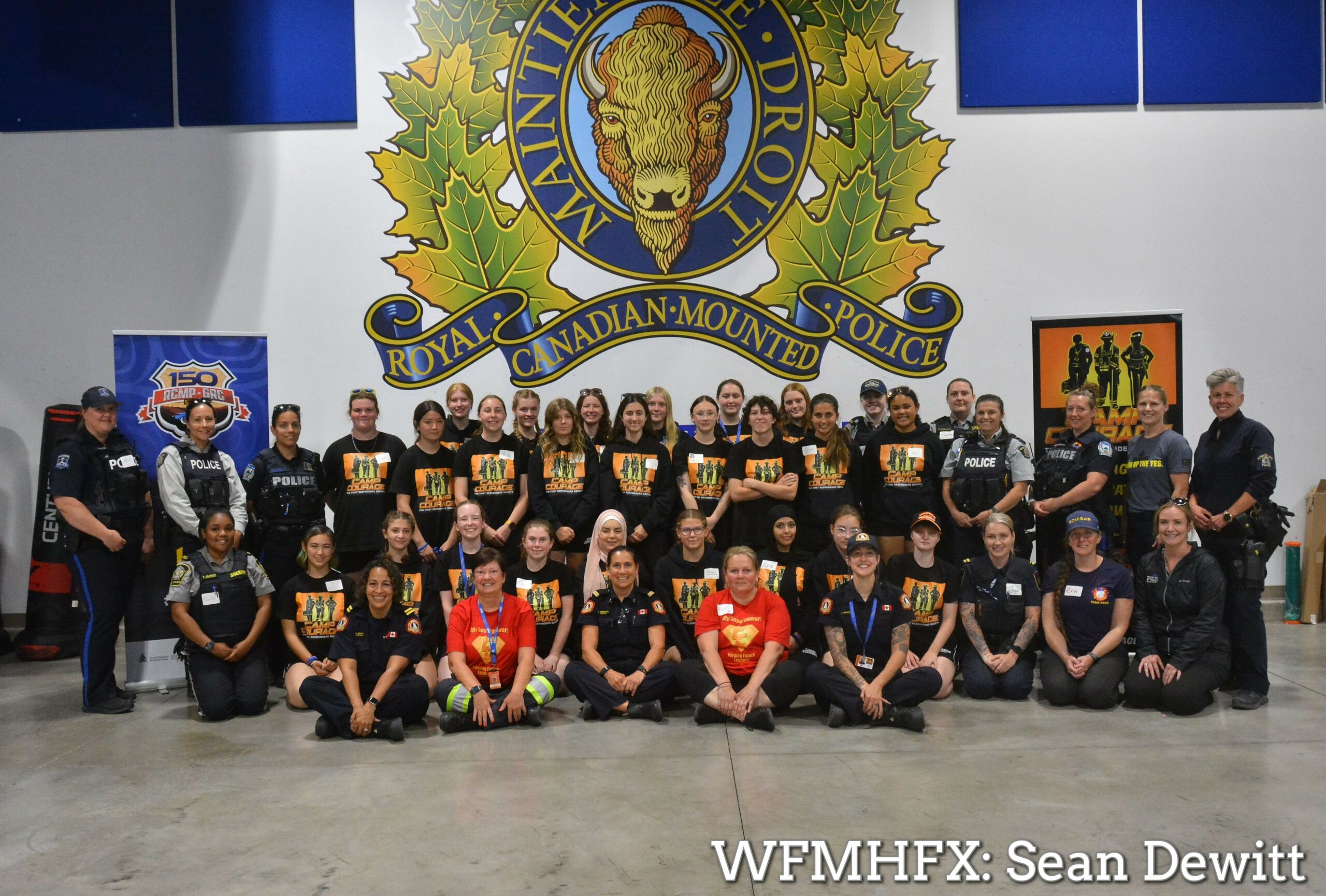 In photos - Camp Courage raises the bar as police day 2 sees the campers continue to learn and explore law enforcement