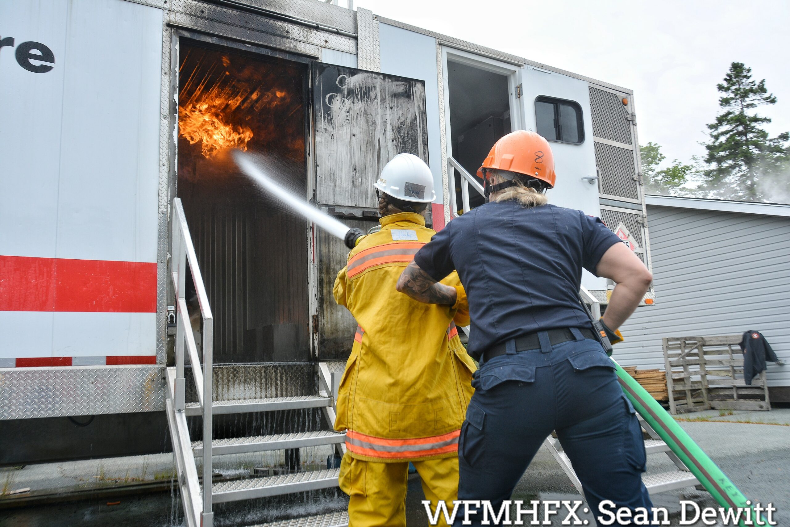 In photos - The heat is on as HRFE hosted Camp Courage for fire day 1!