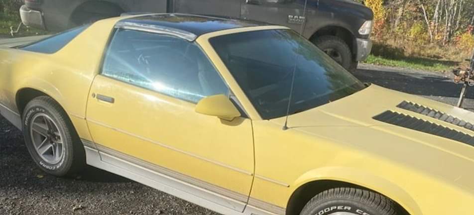 Pictou County District RCMP is investigating the theft of a yellow 1986 Chevrolet Camaro Z28