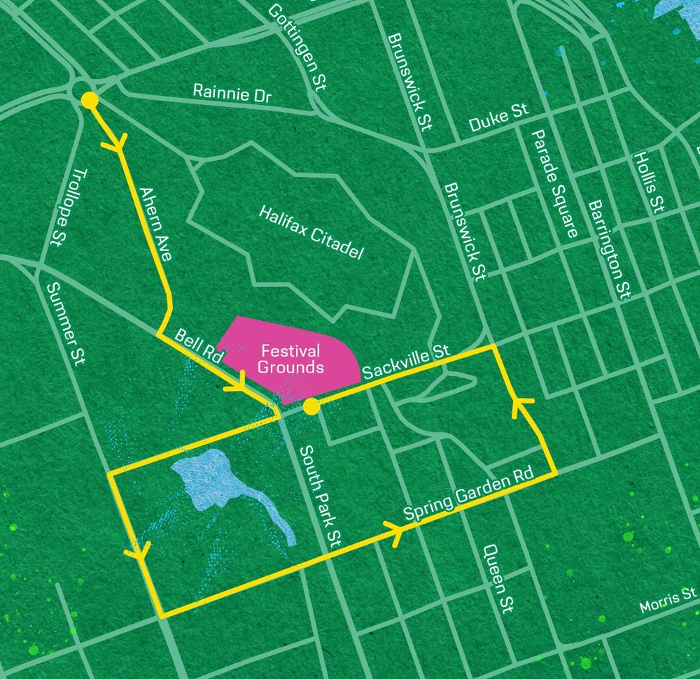 Pride PARADE ROUTE - NEW ROUTE FOR 2024!