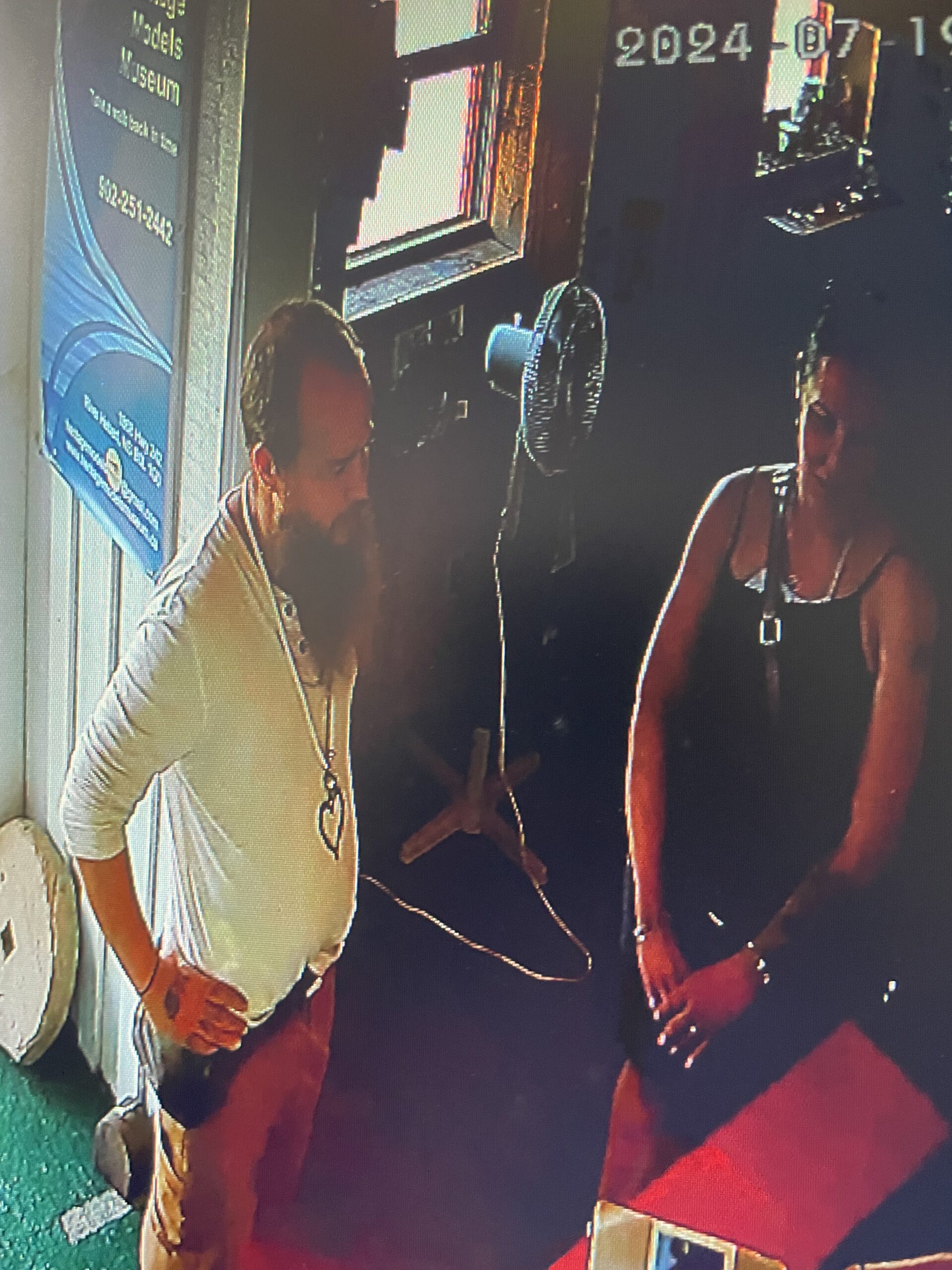 RCMP are investigating recent thefts of money from two volunteer-run museums and attempting to identify two people of interest