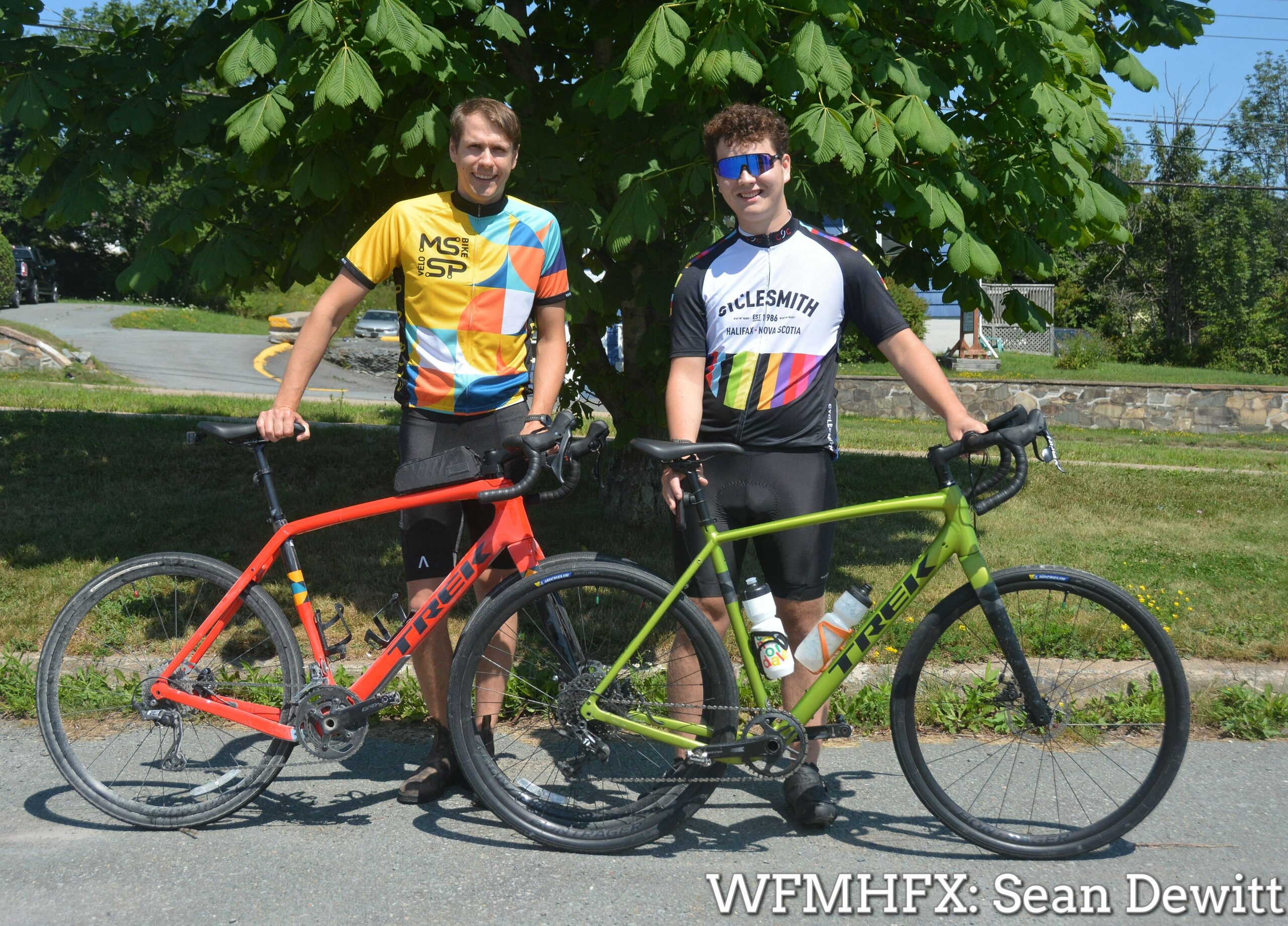 One is a HRFE volunteer and the other is a emergency dispatcher, but both are dedicated cyclists ready to take on the MS Bike Ride