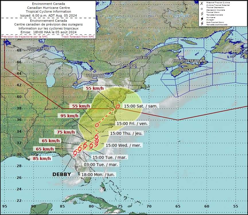 Update - Kings REMO monitoring potential for significant rainfall event next weekend, Aug 10th