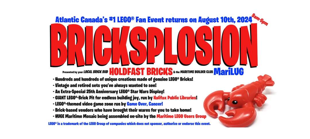 Bricksplosion 2024 Returns to Halifax this Saturday