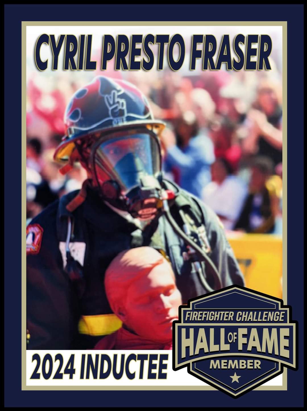 CONGRATULATIONS to our 2024 Dr. Paul O. Davis III Hall of Fame inductee, Mr. Cyril Presto Fraser!