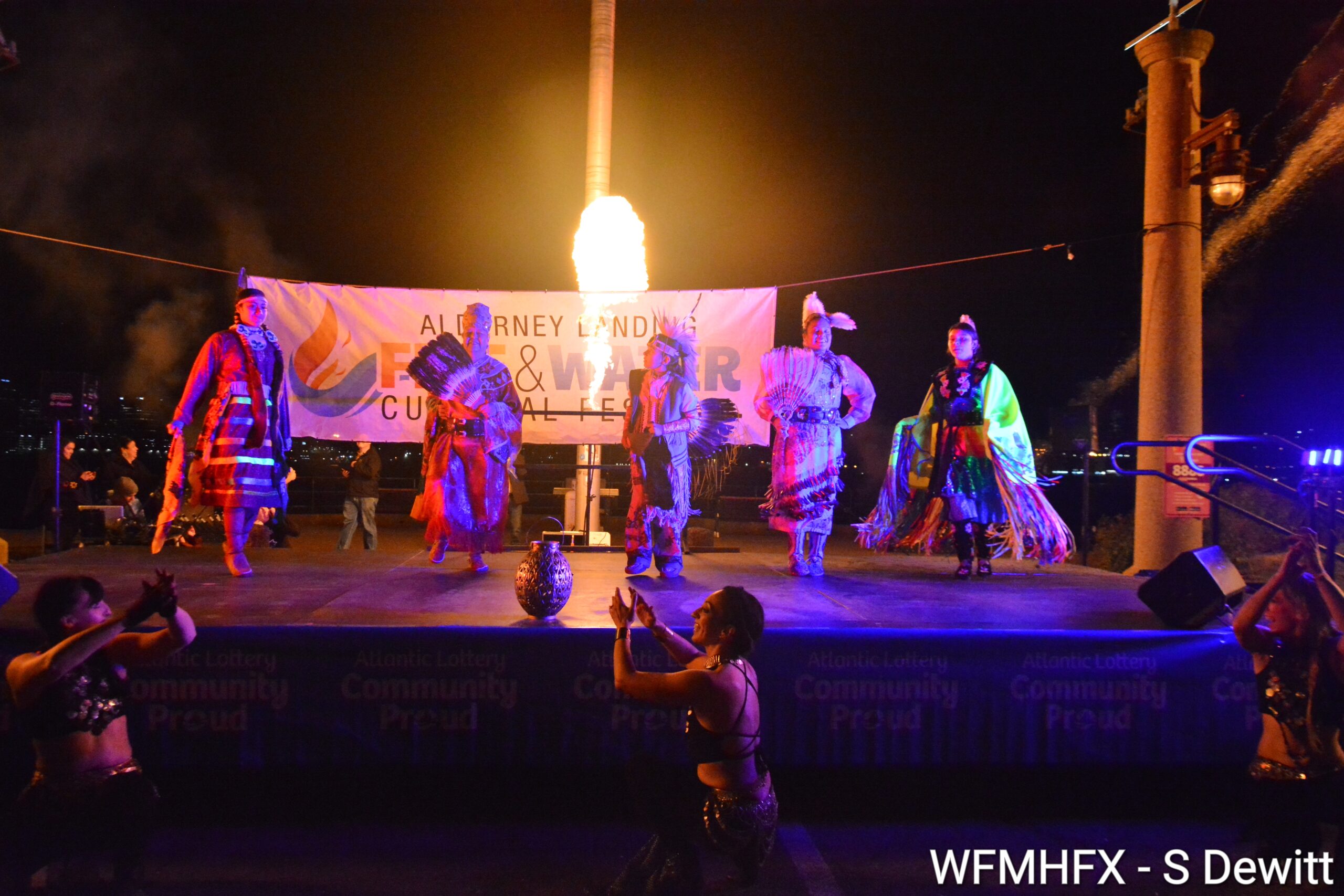 In photos – Night 1 of the Alderney Landing Fire and Water Cultural Festival dazzled and entertained the crowd with dancing, music, as always fantastic fire performance by Serpentine Studios and more!
