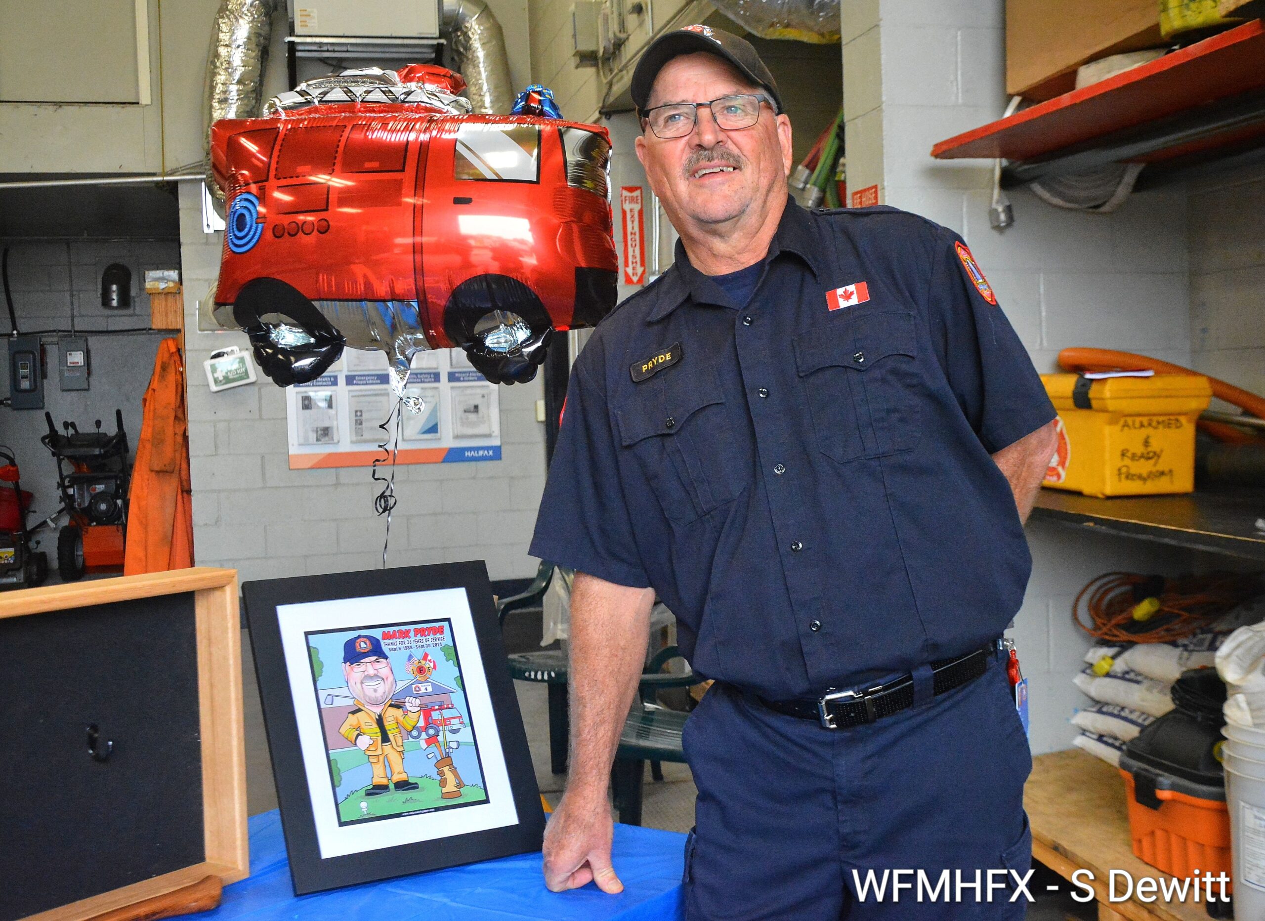 Congratulations to HRFE engineer Pryde who retires today with 36 years under his belt!