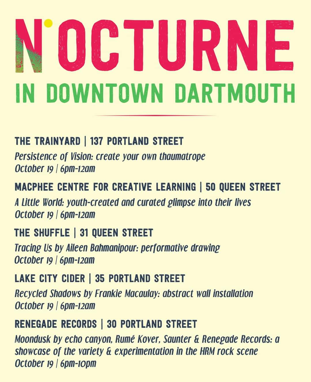NOCTURNE 2024 in Dartmouth