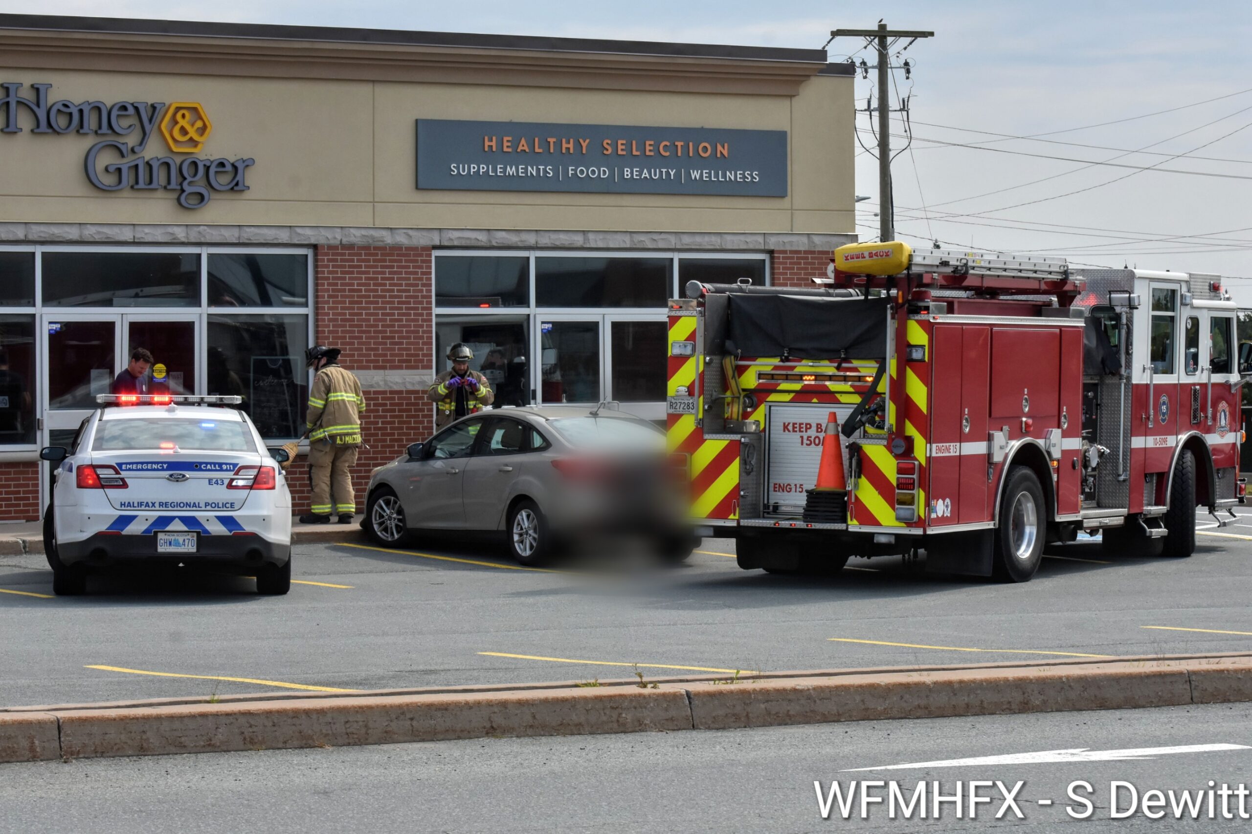 Vehicle into building - Baker Dr