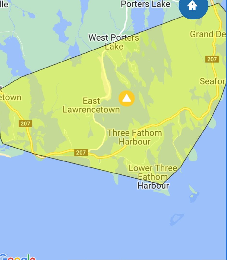 Power outage in and around Lawrencetown