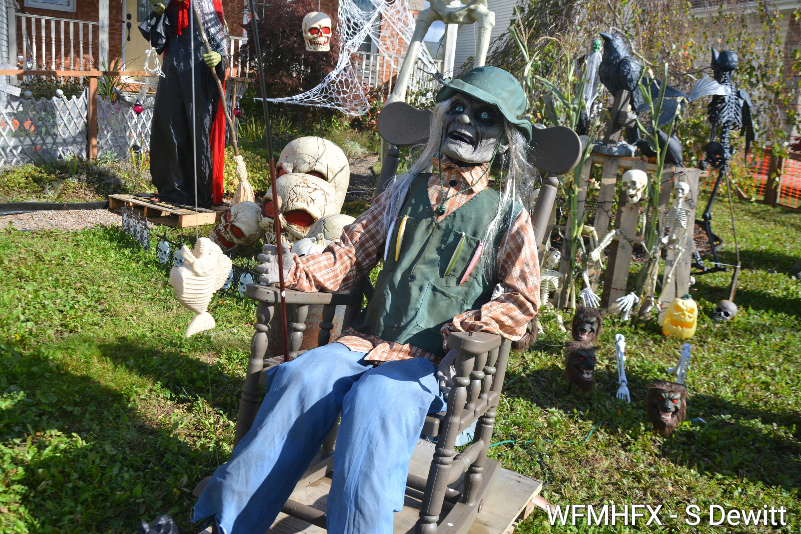 In photos - There's something fishy going on on Astral Dr!  Don't get hooked on feeling safe, when you cross this yard you will feel the fear!