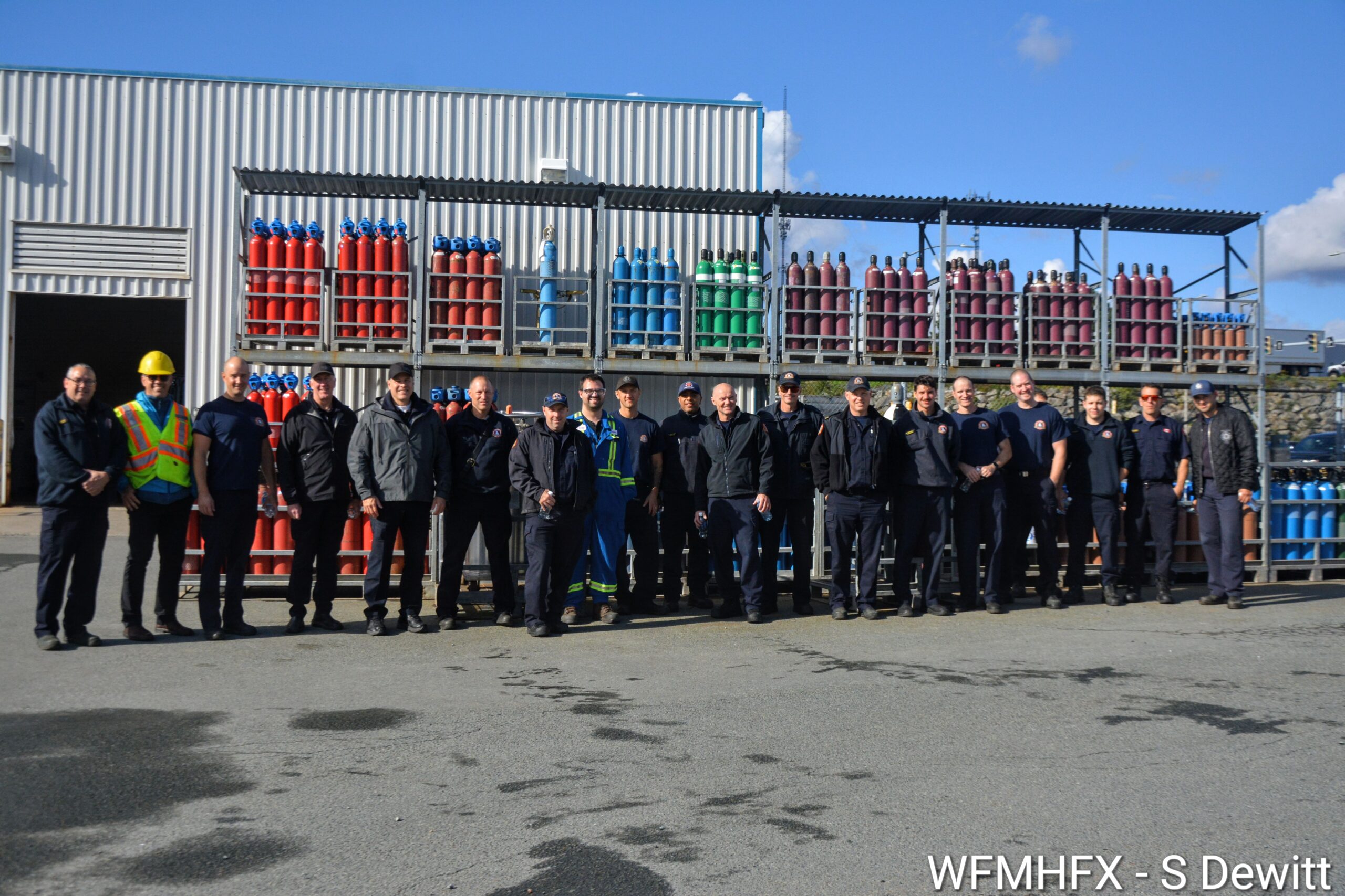 In photos - HRFE HAZMAT training continues to nued as members took to a realistic scenario at Air Liquide in Burnside