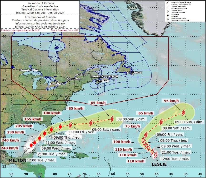 Hurricane Milton is forecast to impact Florida Wednesday evening