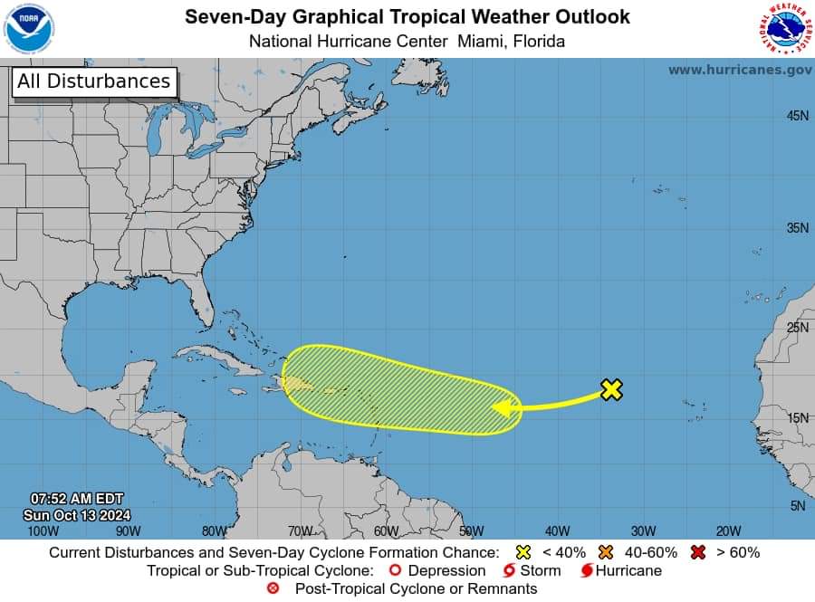 For the first time in several weeks, there are no active Tropical Cyclones in the North Atlantic basbin
