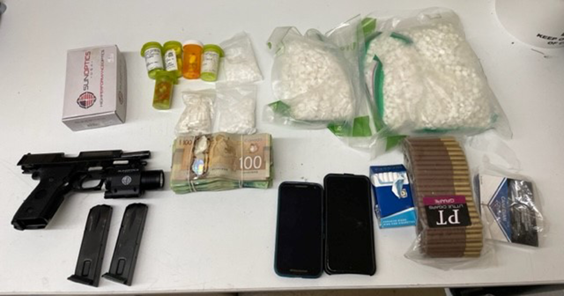 RCMP traffic stop results in seizure of handgun and drugs