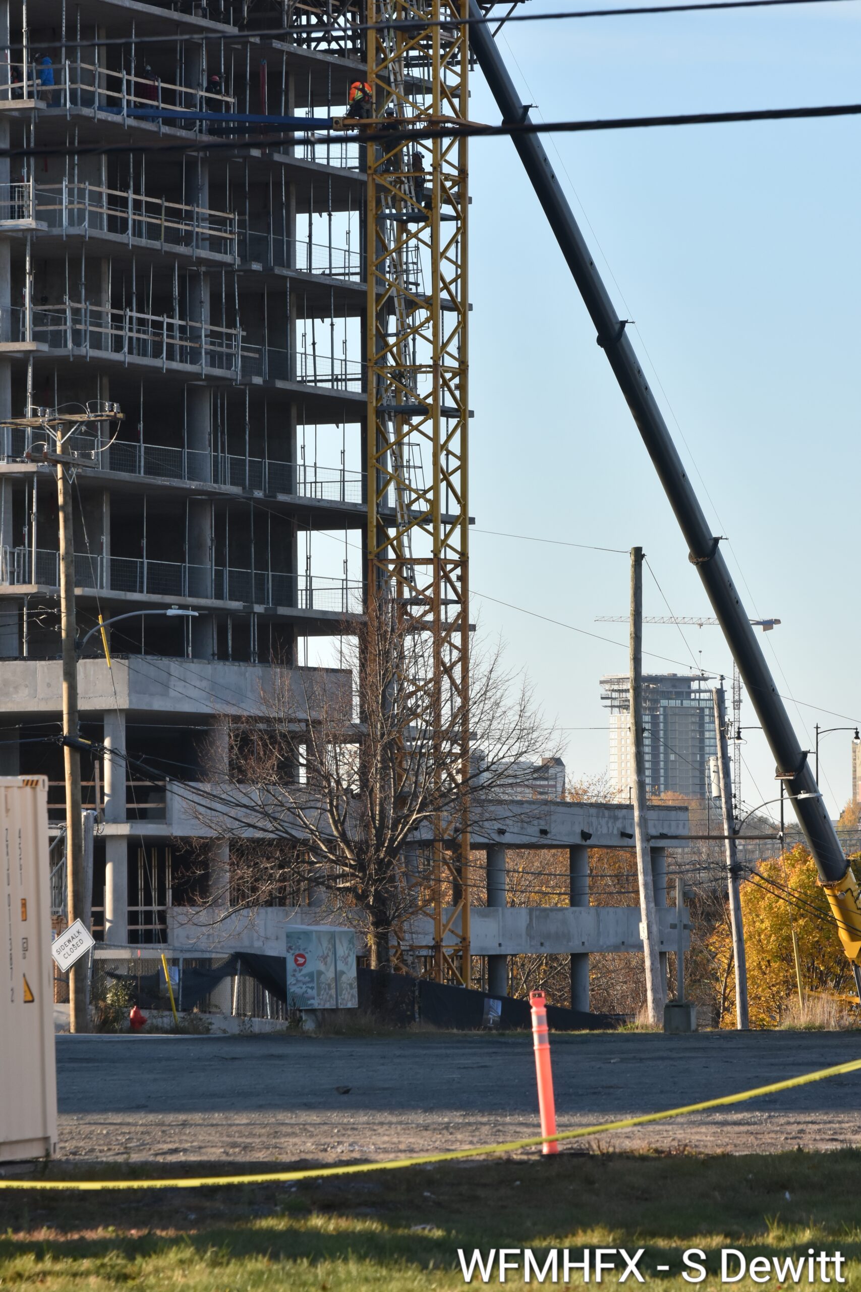 Update regarding crane incident in Dartmouth – evacuation order lifted 