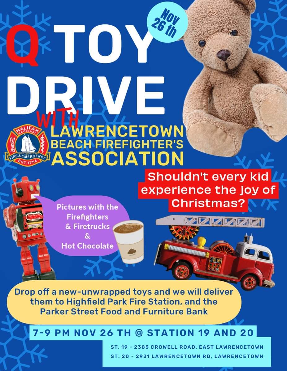 Mark your calendars for November 26th! We’re excited to join the ‘Q Toy Drive’