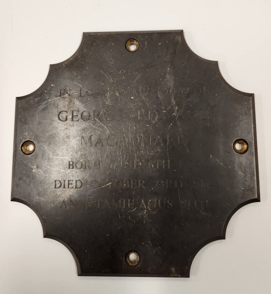 Annapolis District RCMP recovered three inscribed grave plaques from a local salvage business